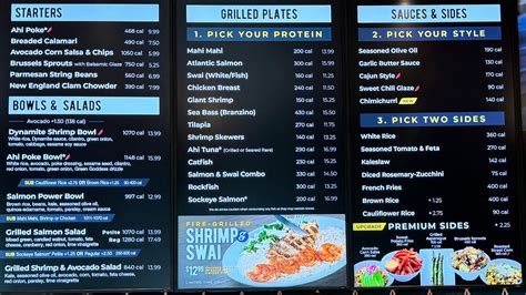 fish menu|California Fish Grill Casual Kitchen.